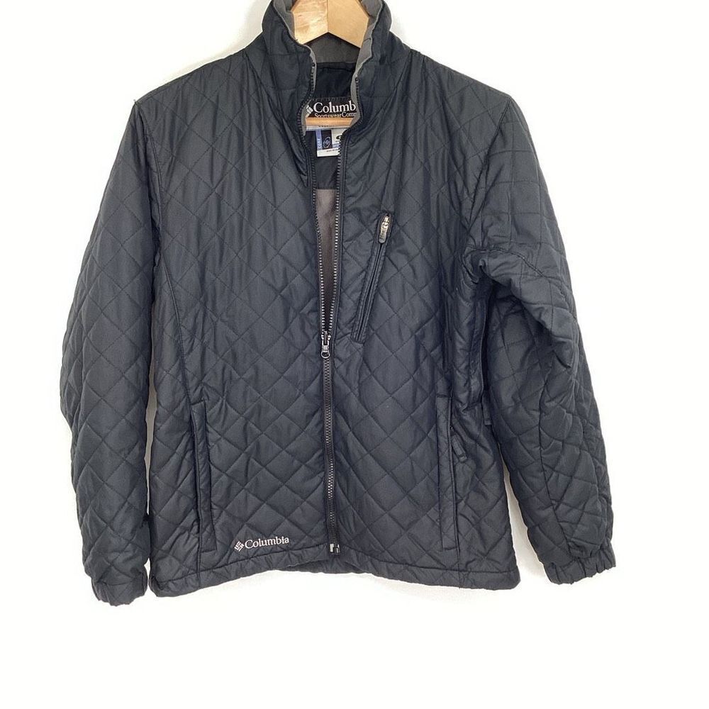 Ladies Columbia Interchange Core Quilted Jacket black‎ small